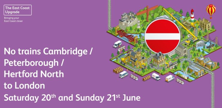 Engineering Works, East Coast Main Line 20th/21st June